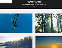 Бесплатные фотостоки и фотобанки Picograph