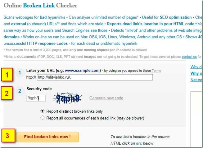 broken-link-checker-настройка-проверки